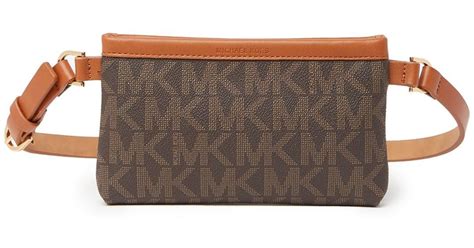 michael michael kors shiny logo belt bag|MICHAEL Michael Kors Shiny Logo Belt Bag .